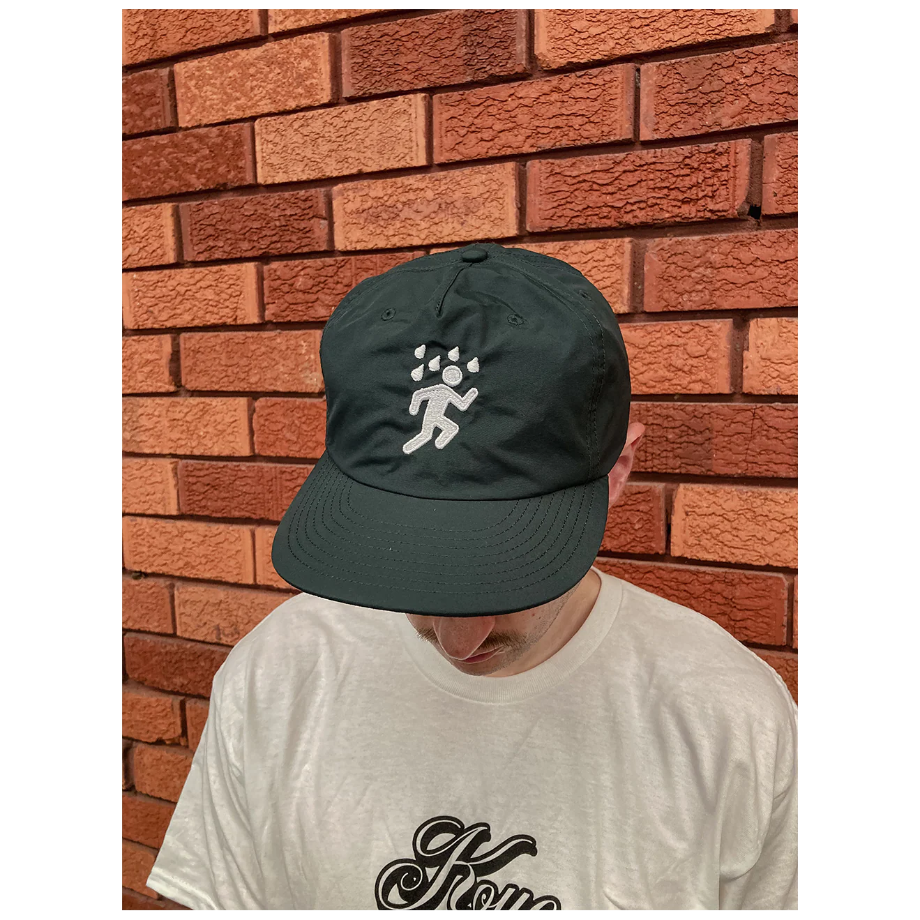 "Running Man" Hat (Pine Green) - Image 3